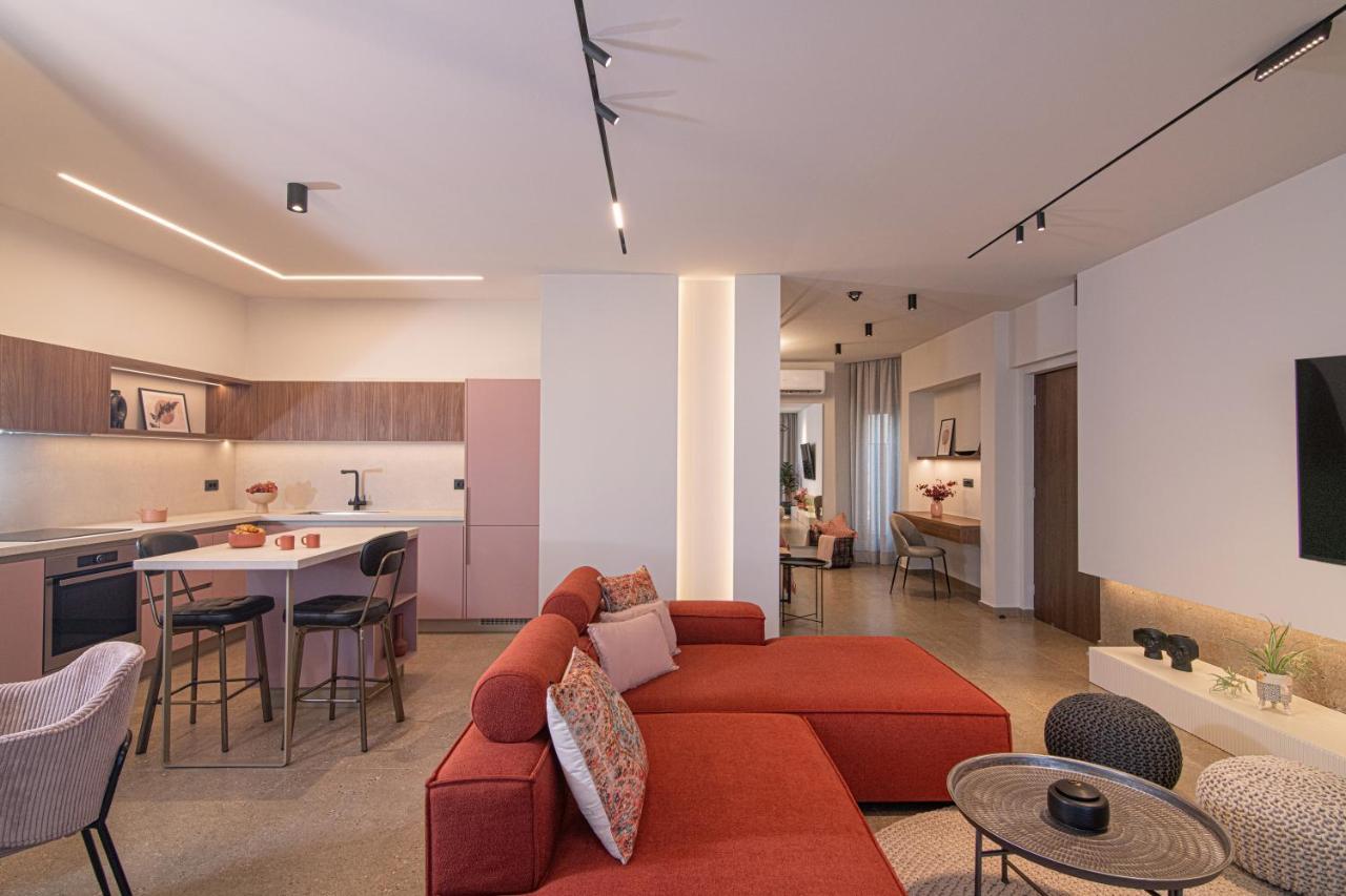 The Pink Penthouse Apartment Heraklion  ภายนอก รูปภาพ