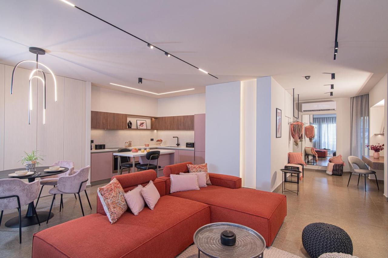 The Pink Penthouse Apartment Heraklion  ภายนอก รูปภาพ
