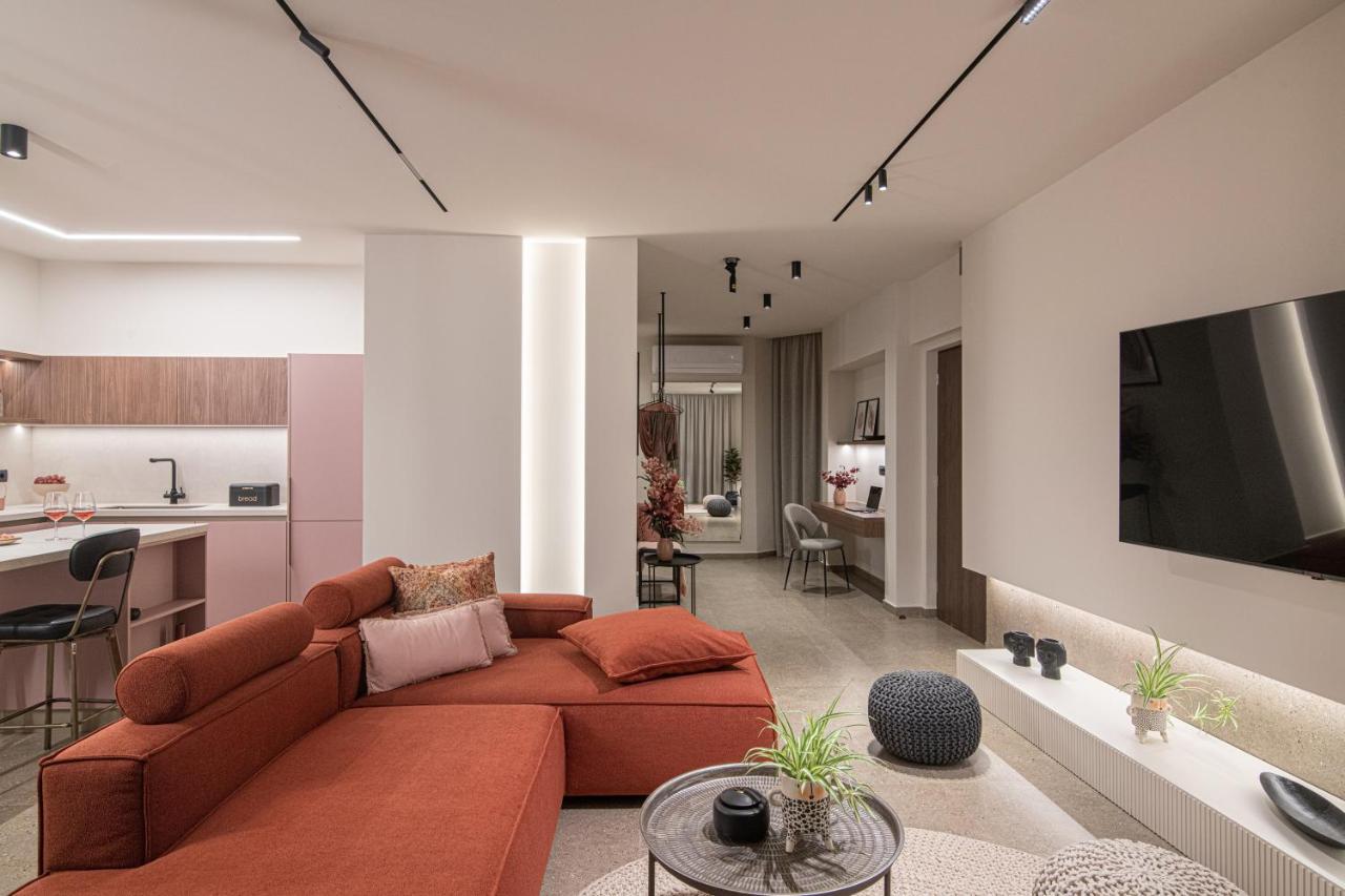 The Pink Penthouse Apartment Heraklion  ภายนอก รูปภาพ