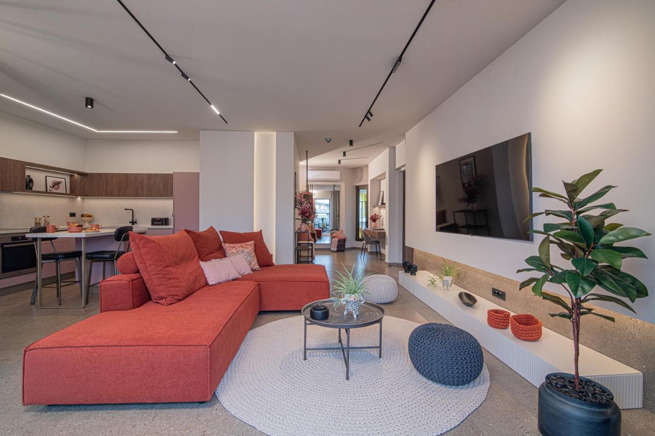 The Pink Penthouse Apartment Heraklion  ภายนอก รูปภาพ